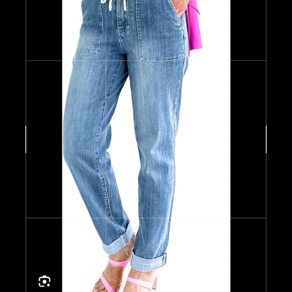 Judy Blue Denim - Judy Blue Light Blue Boyfriend Jeans